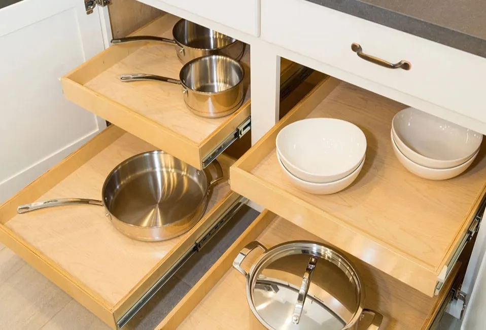 Transform Your Space with Custom Pull Out Shelves  