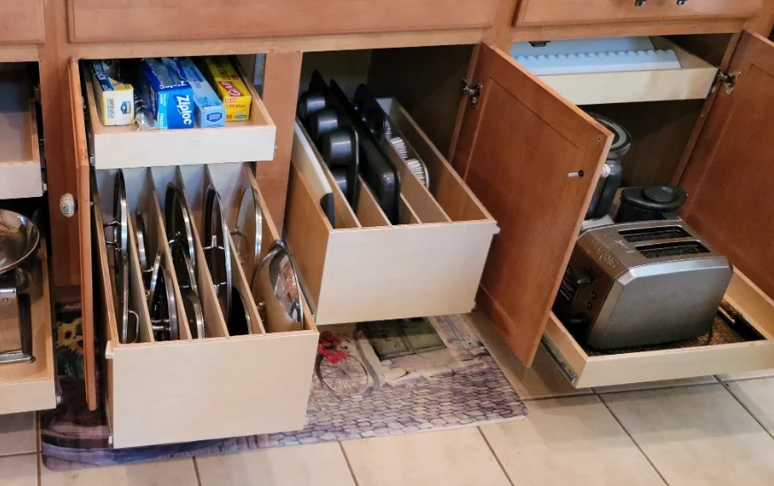 Cost of Custom Pull Out Shelves