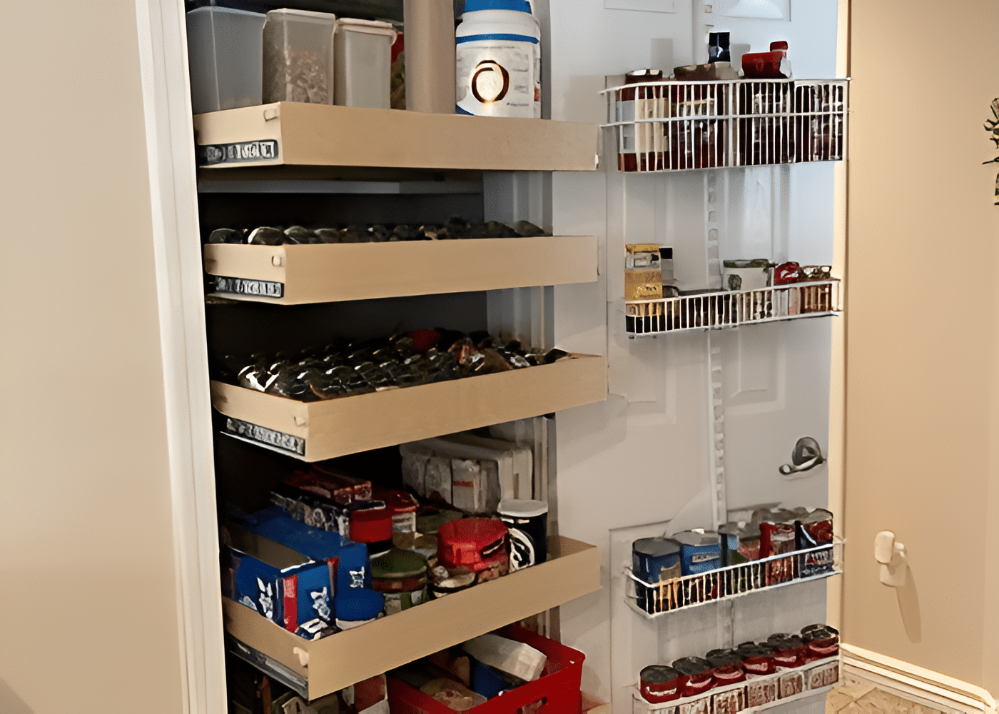 Benefits of Pull Out Pantry Shelves