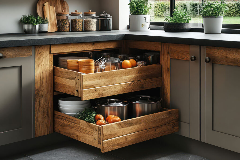 blind corner pull out